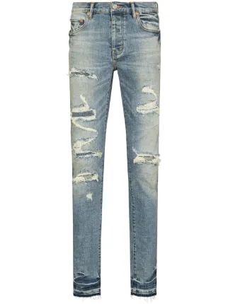 Purple Brand P001 Vintage ダメージ スキニージーンズ 通販 - FARFETCH