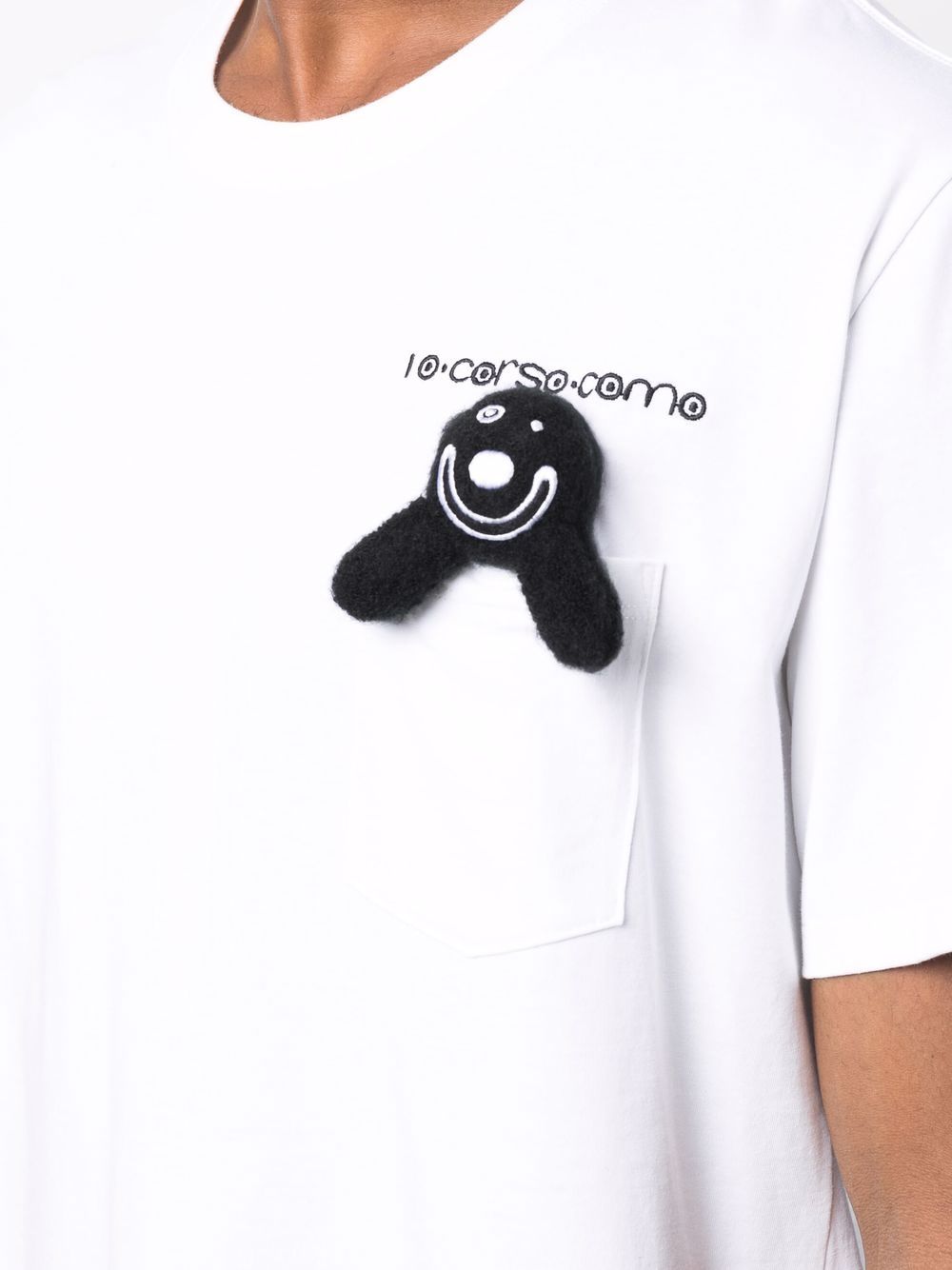 фото Doublet футболка smiley с короткими рукавами