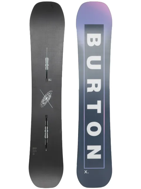Burton AK Custom X logo-print snowboard
