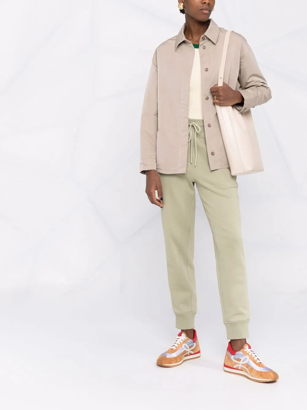 12 STOREEZ Gewatteerde blouse - Beige