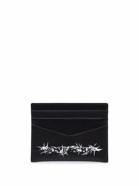 Givenchy logo-motif leather cardholder 