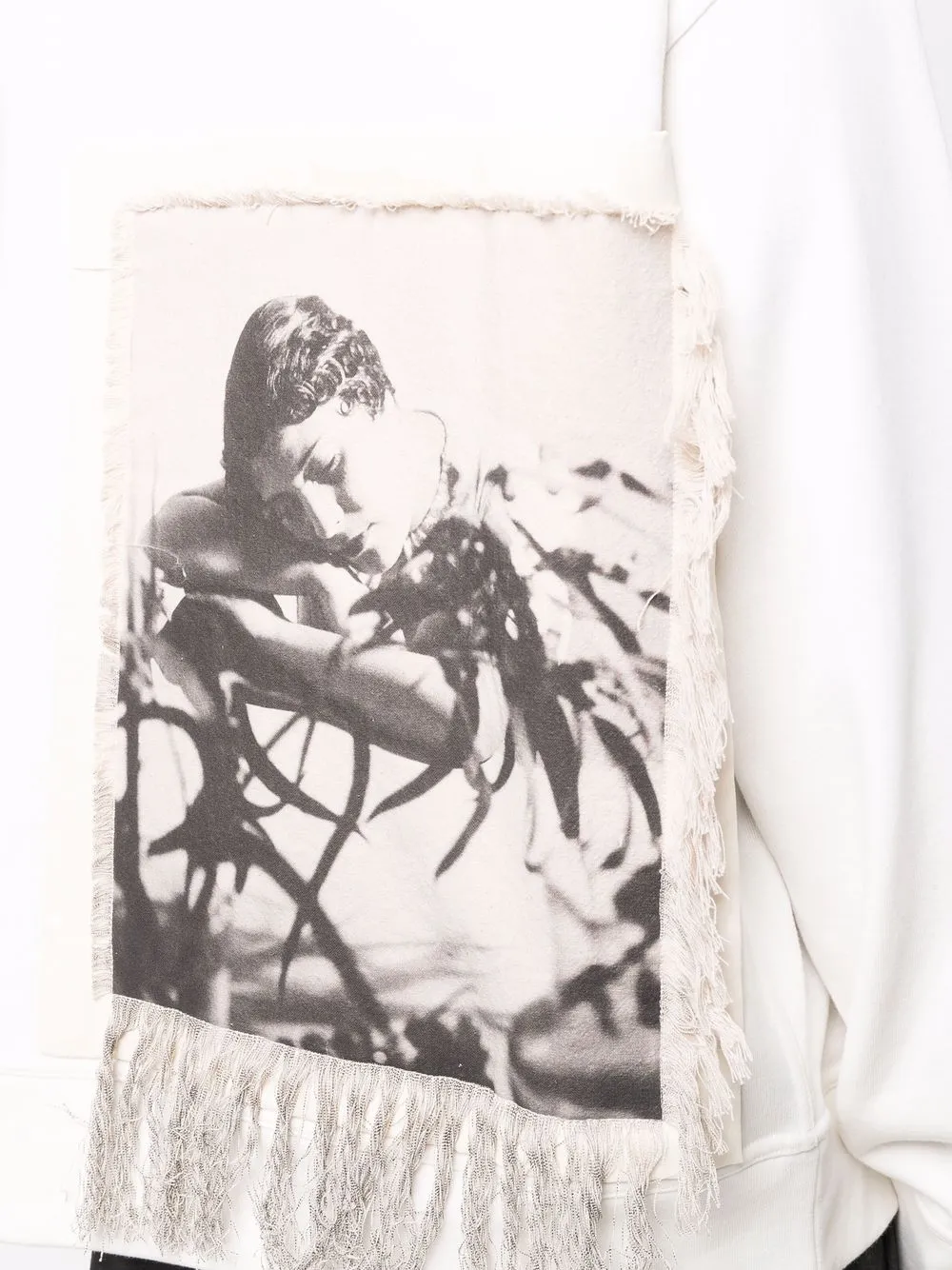 фото Jil sander толстовка с нашивкой на спине