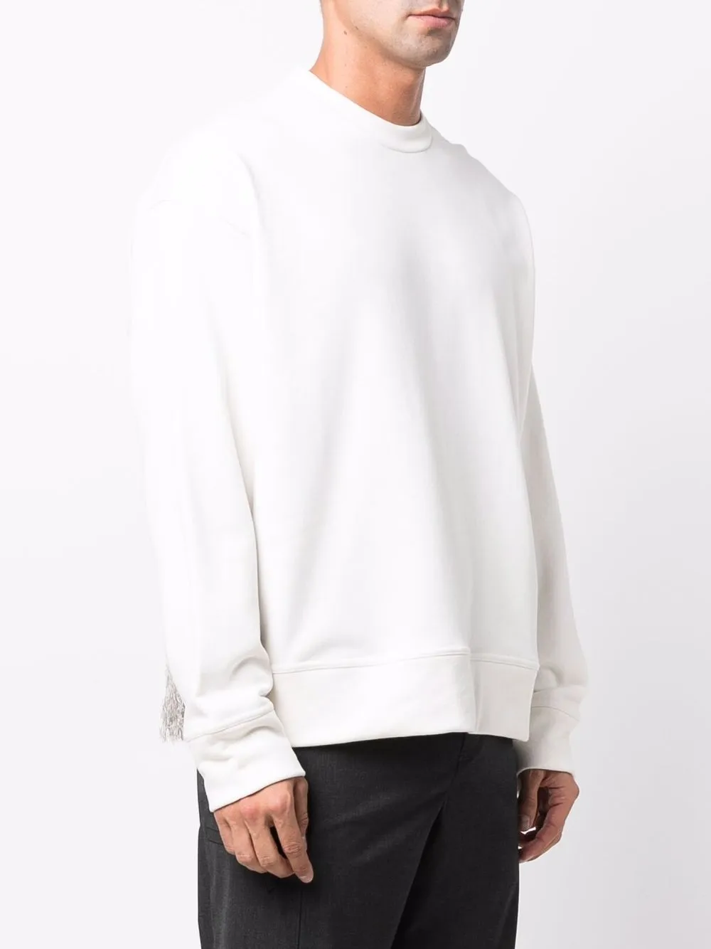 фото Jil sander толстовка с нашивкой на спине