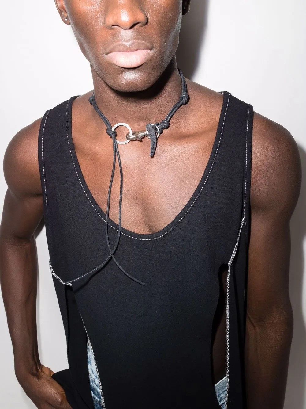 Our Legacy Ladon leather necklace | Smart Closet