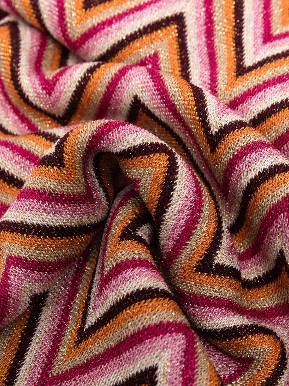 фото M missoni шарф с узором зигзаг