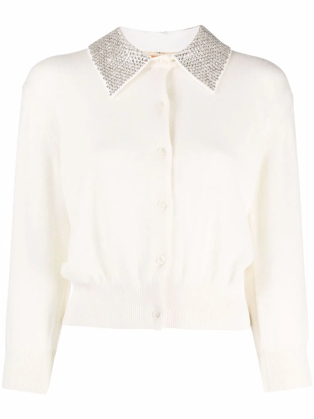 Image 1 of Nº21 embellished collar cardigan