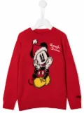 MC2 Saint Barth Kids cartoon-intarsia knit jumper - Red