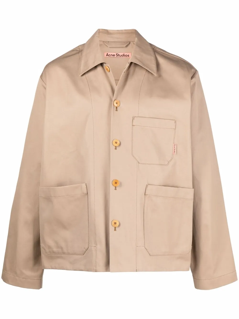 single-breasted shirt jacket