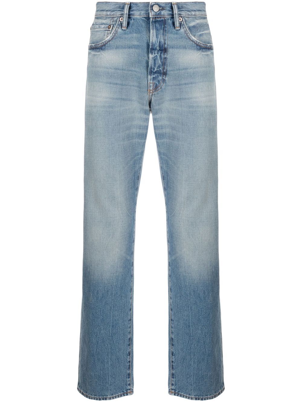 Acne Studios Stonewashed straight-leg Jeans - Farfetch