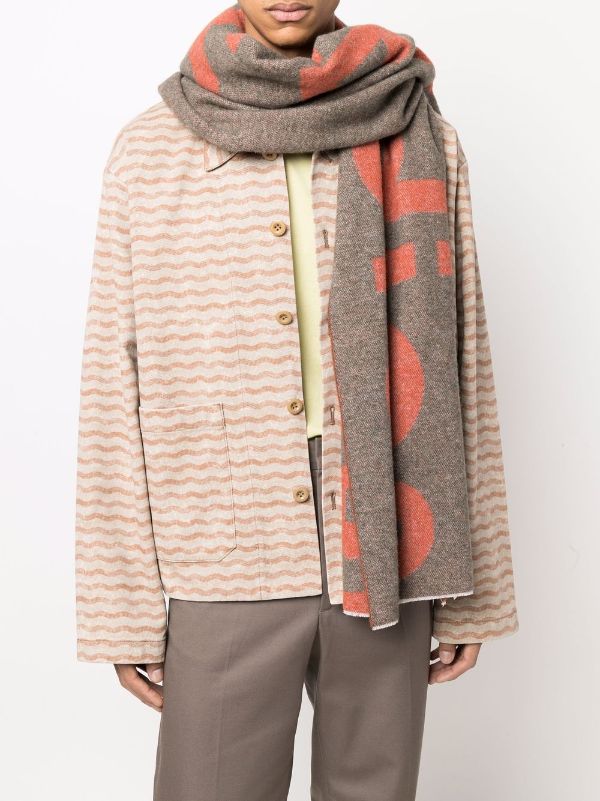 acne jacquard scarf