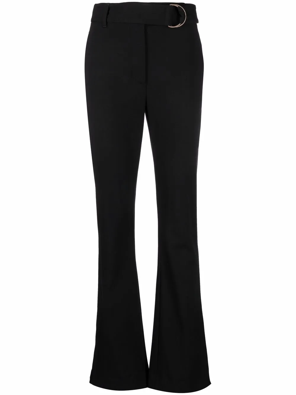 

Acne Studios pantalones de vestir con aplique en D - Negro