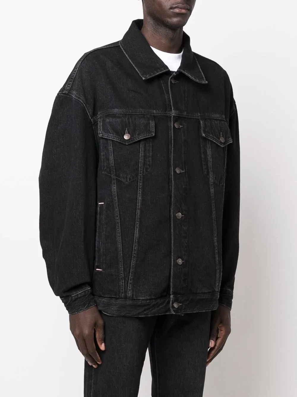 Acne studios shop black denim jacket