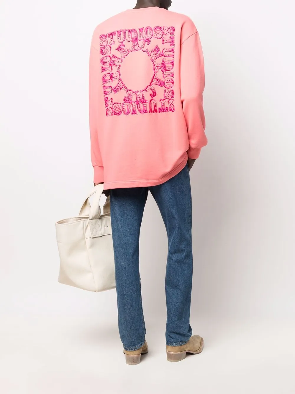 фото Acne studios толстовка с графичным принтом