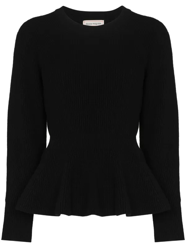 peplum jumper shirt
