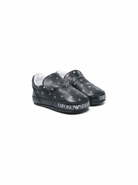 Emporio Armani Kids سنيكر بطبعة شعار الماركة