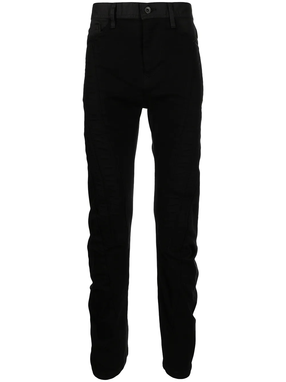 

Julius pantalones rectos con tiro bajo - Negro