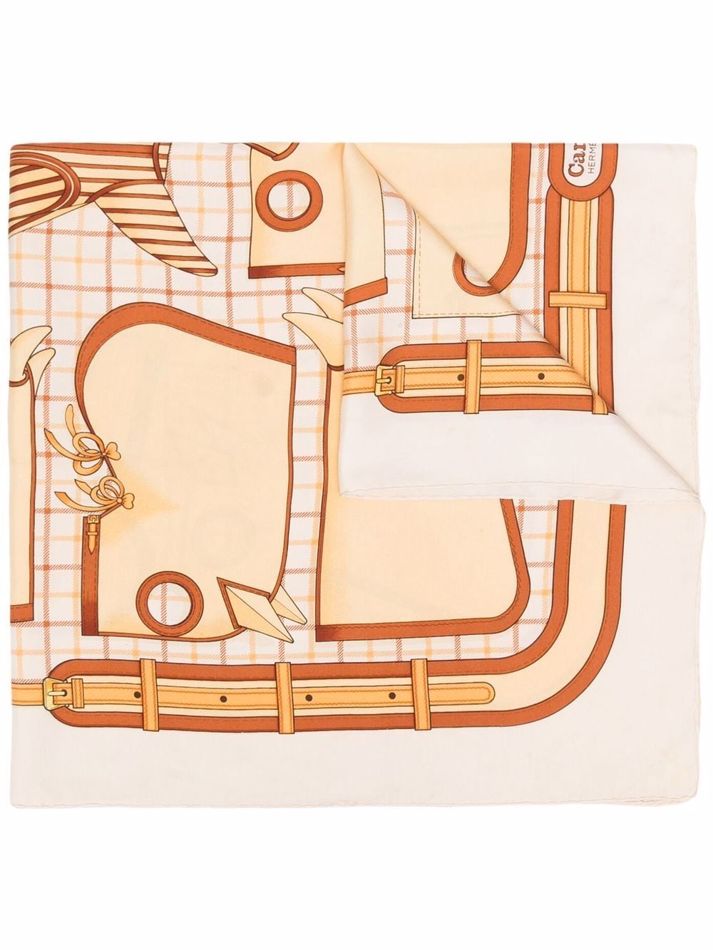 фото Hermès шелковый платок camails 1974-го года