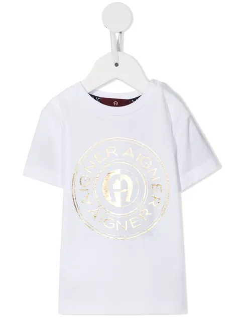 Aigner Kids t-shirt à logo imprimé 
