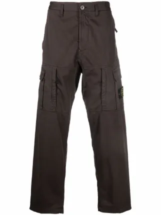 Stone Island wide-leg cargo trousers 