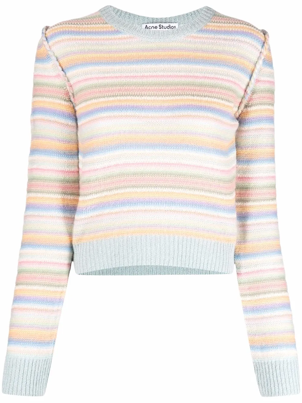 striped knitted jumper