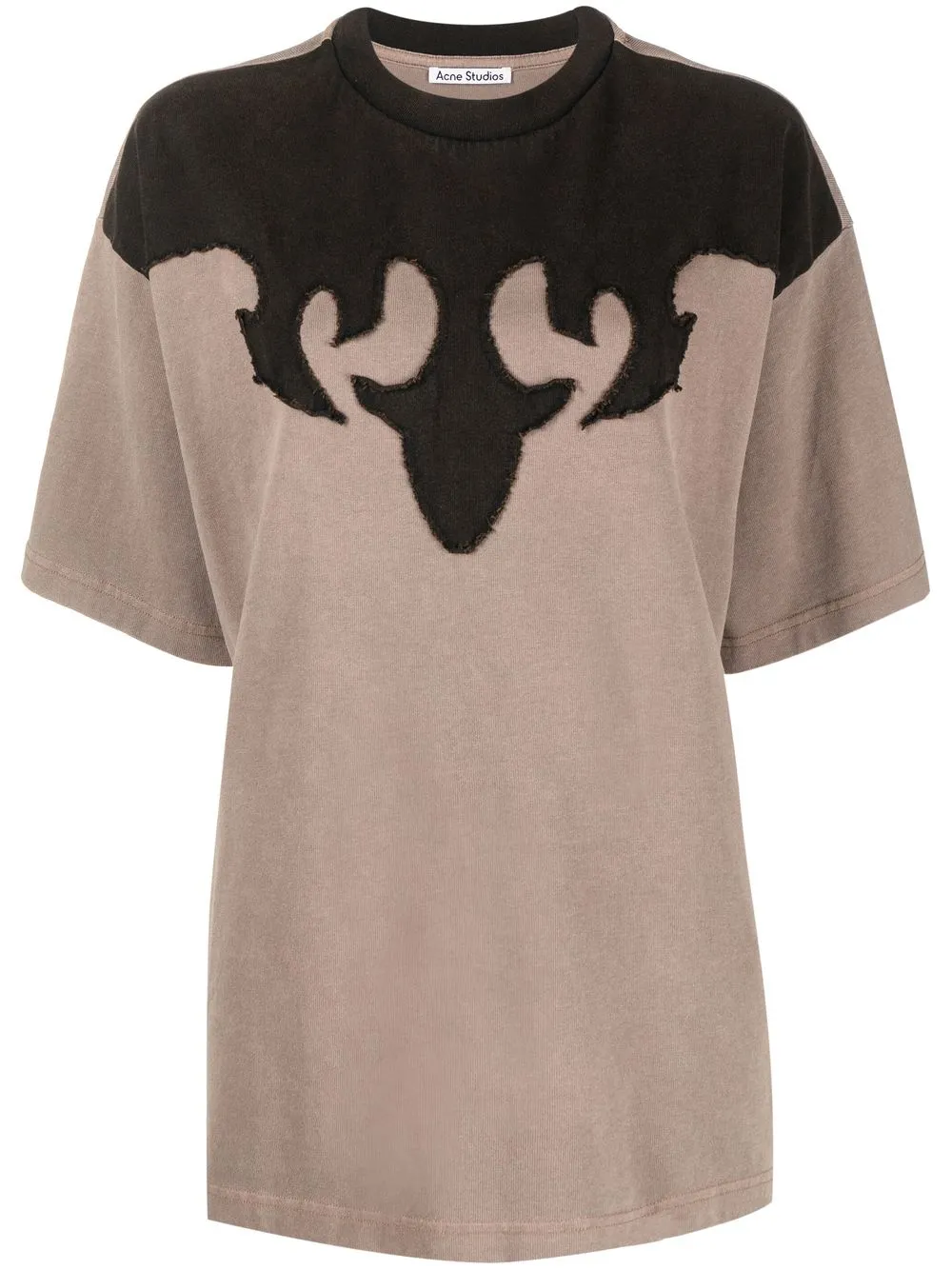 

Acne Studios graphic-print T-shirt - Neutrals