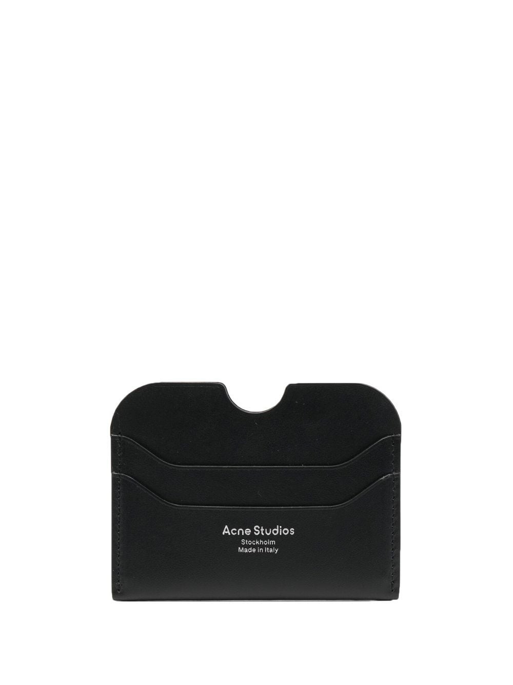 

Acne Studios tarjetero con logo brillante - Negro