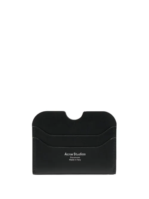 Porte-cartes à logo - Acne Studios - Modalova
