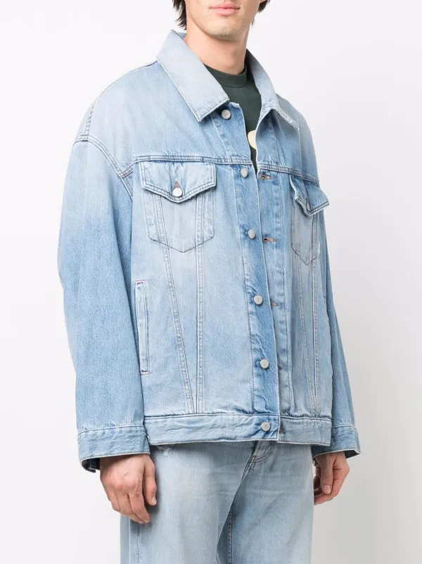 Oversized denim jacket in blue - Acne Studios