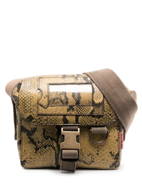 Acne Studios сумка на плечо со змеиным принтом