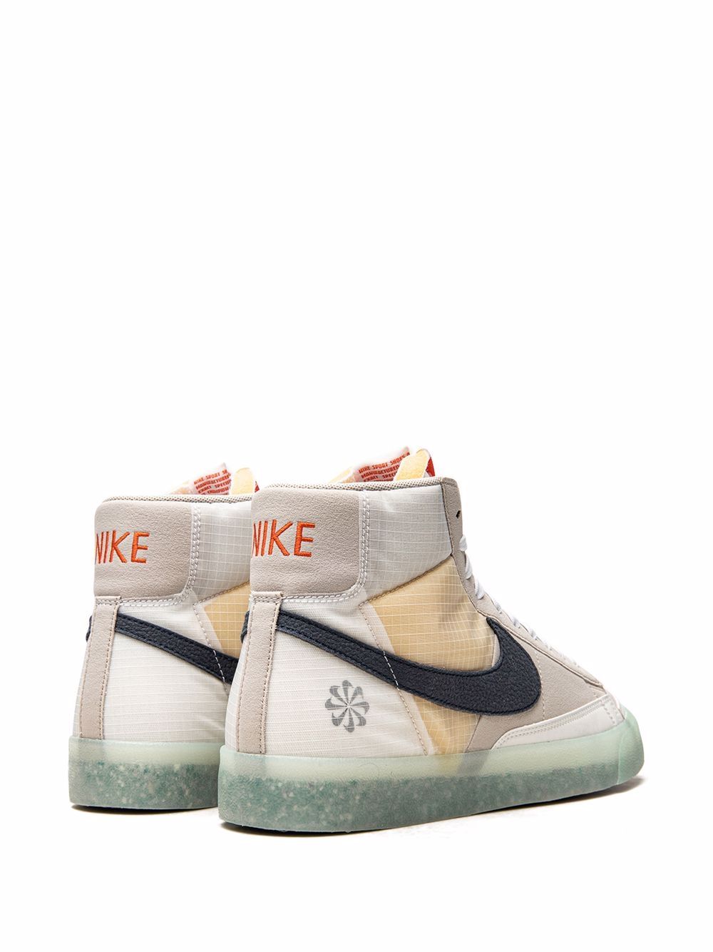 Shop Nike Blazer Mid '77 "move To Zero" Sneakers In Neutrals