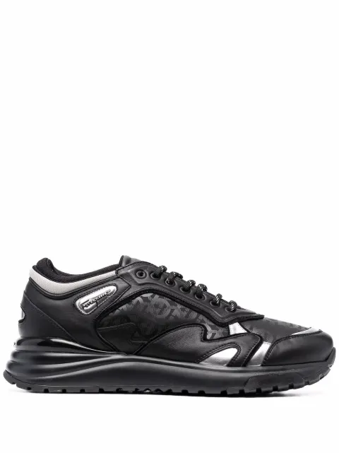 Ferragamo Gancini Rainbow low-top sneakers
