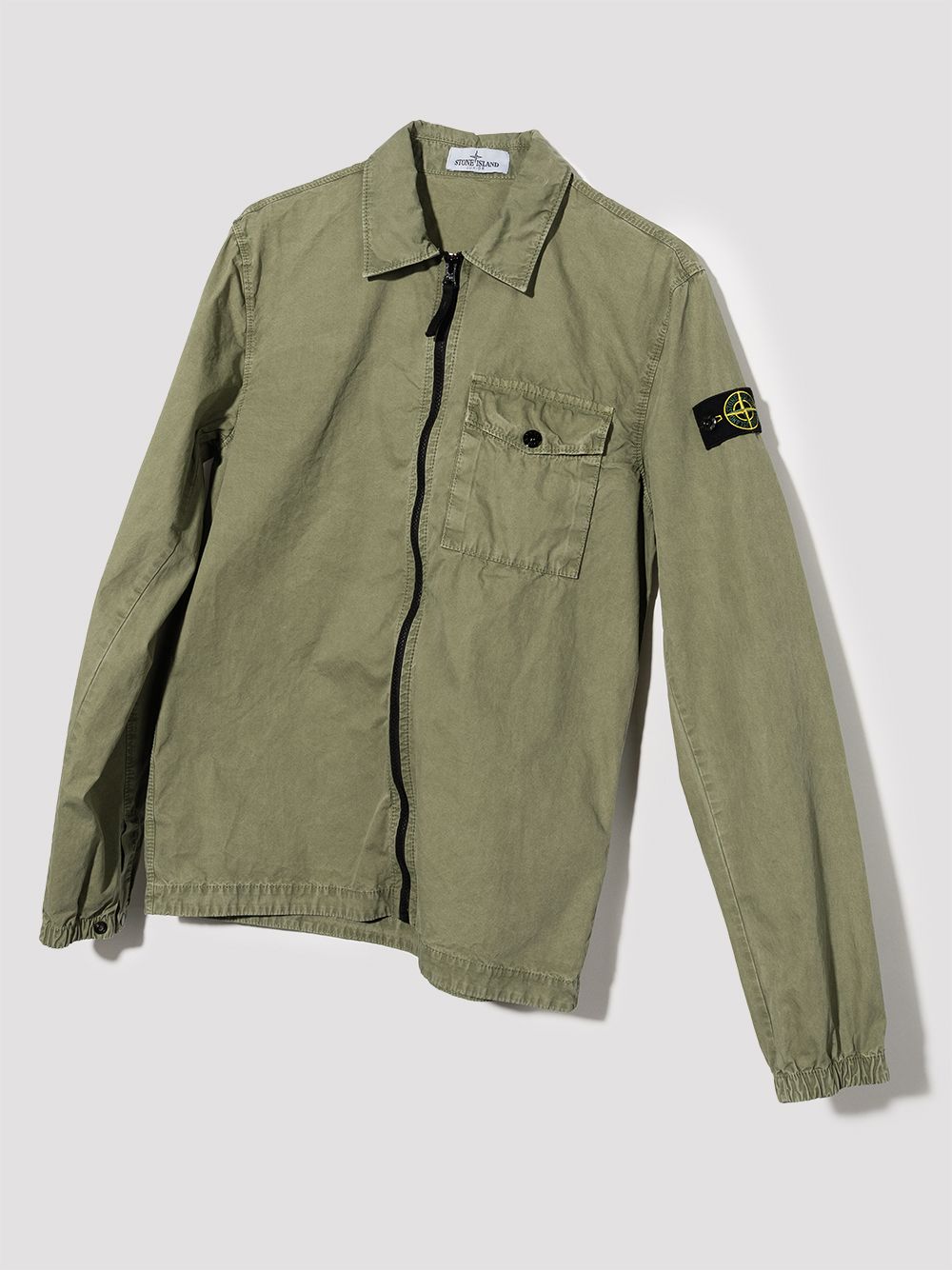 фото Stone island junior куртка на молнии с нашивкой compass