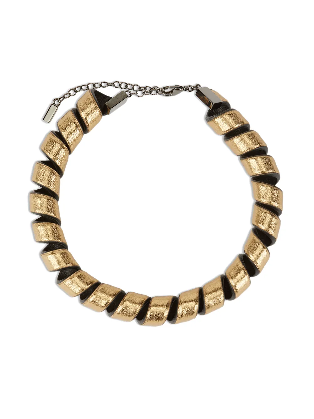 

SO-LE STUDIO Tourbillon spiral choker necklace - Gold