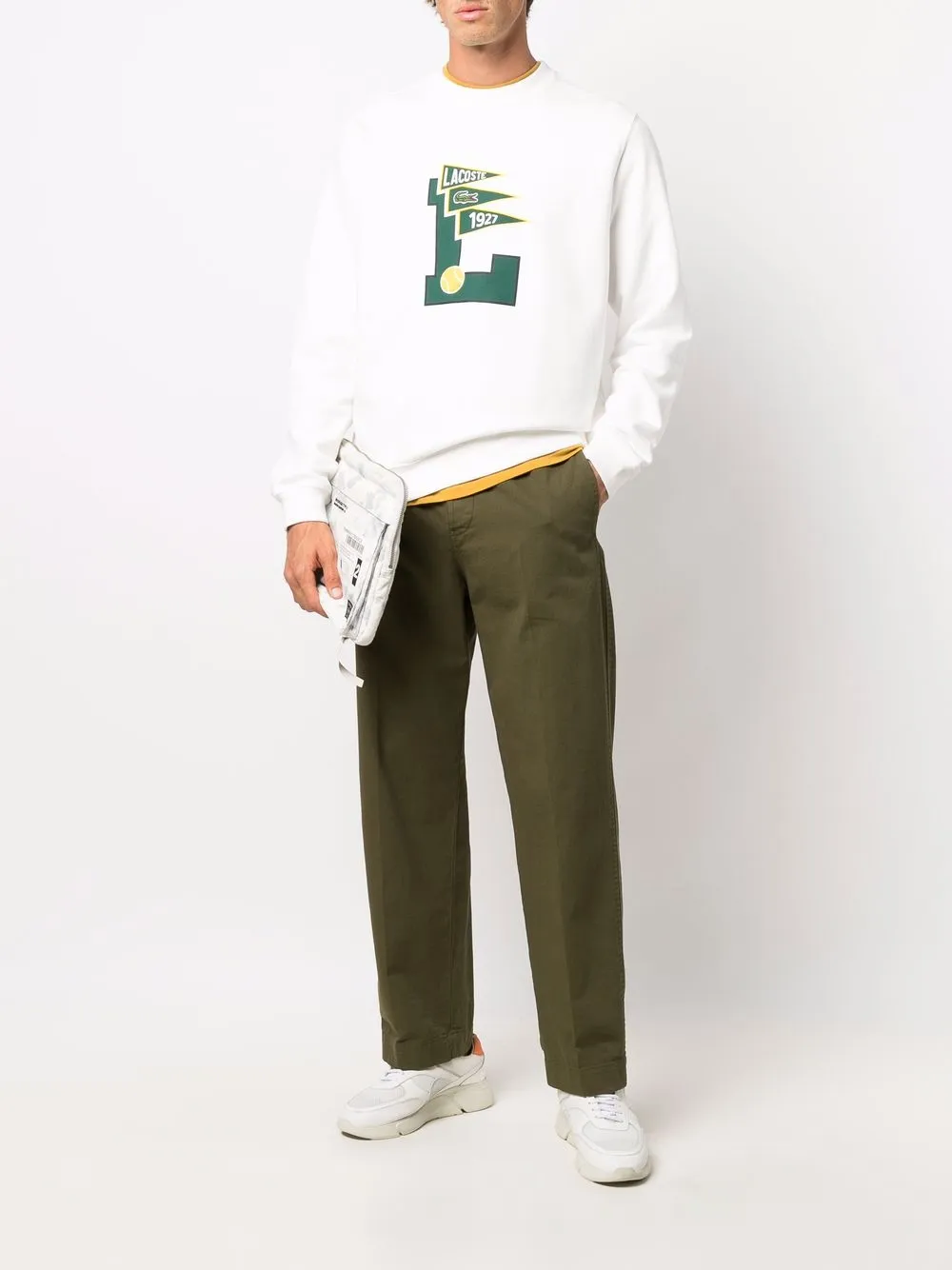 фото Lacoste толстовка с логотипом