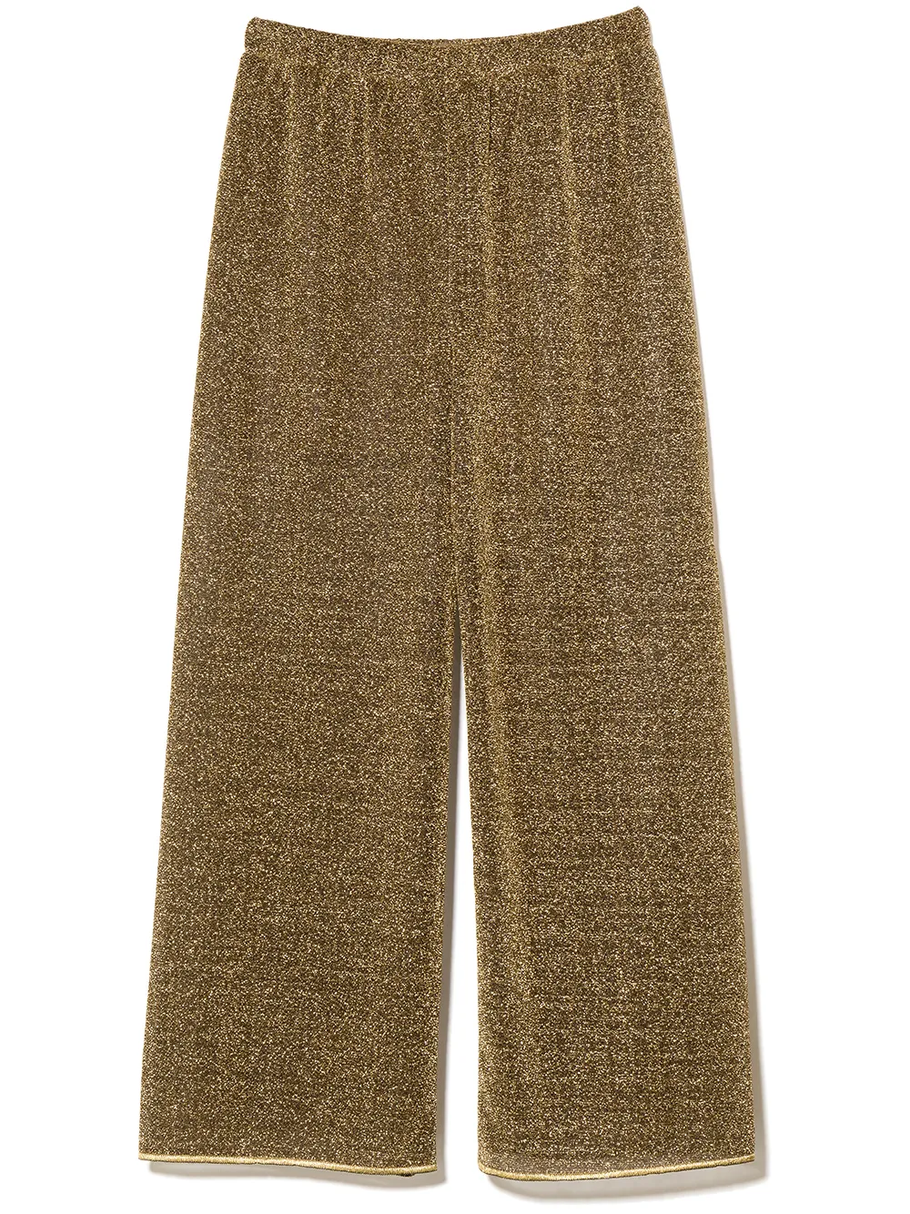 

Oseree Kids lurex glitter straight-leg trousers - Gold