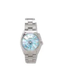Jacquie Aiche pre-owned customised Rolex Oyster Perpetual 34mm - Blue