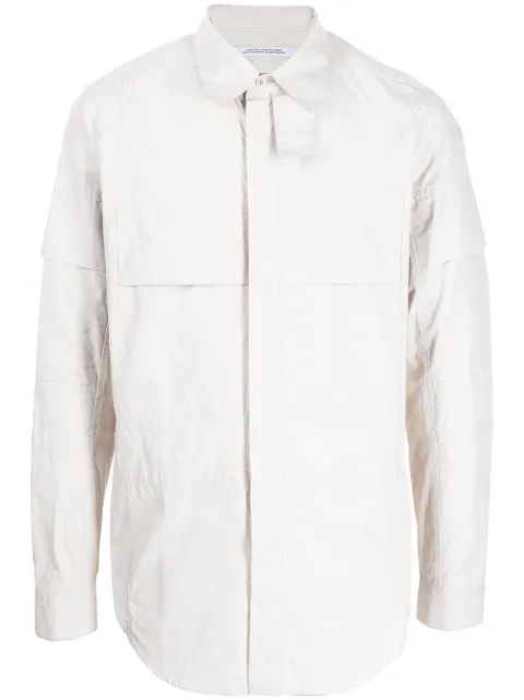 Julius concealed-front fastening shirt