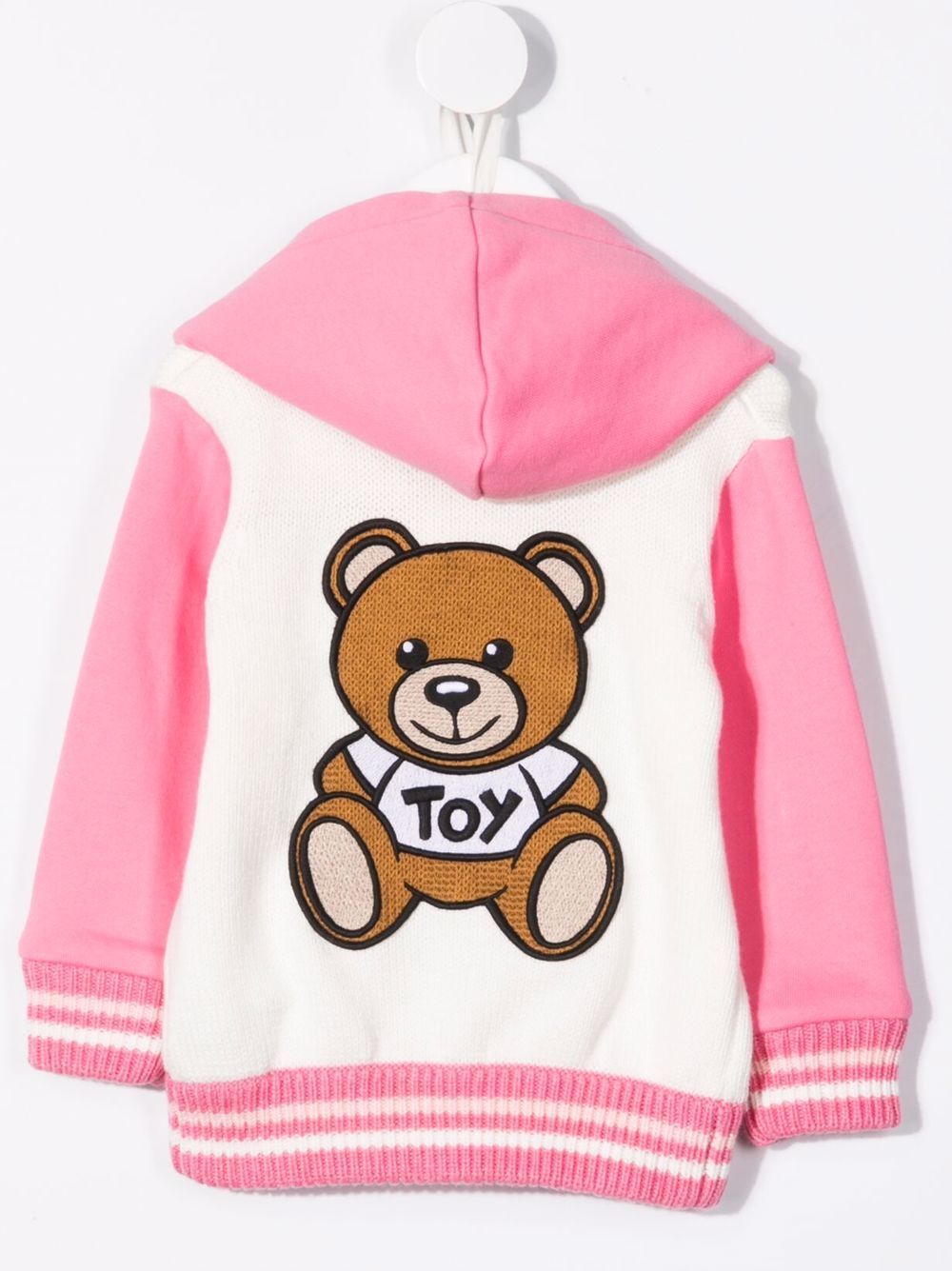 Moschino Kids Hoodie met teddybeer logo - Roze