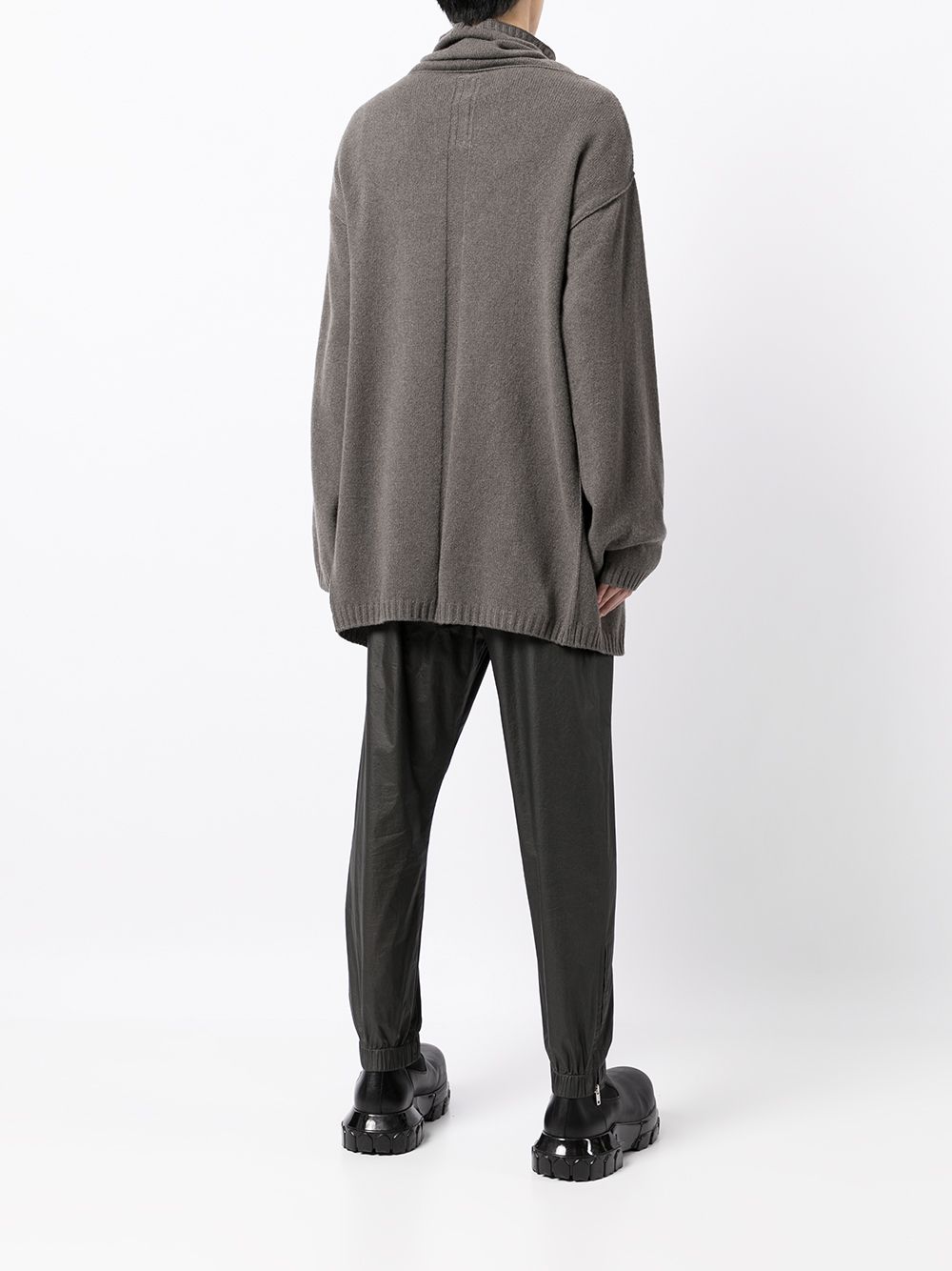 Shop Rick Owens cropped roll-neck jumper with Express Delivery - FARFETCH
