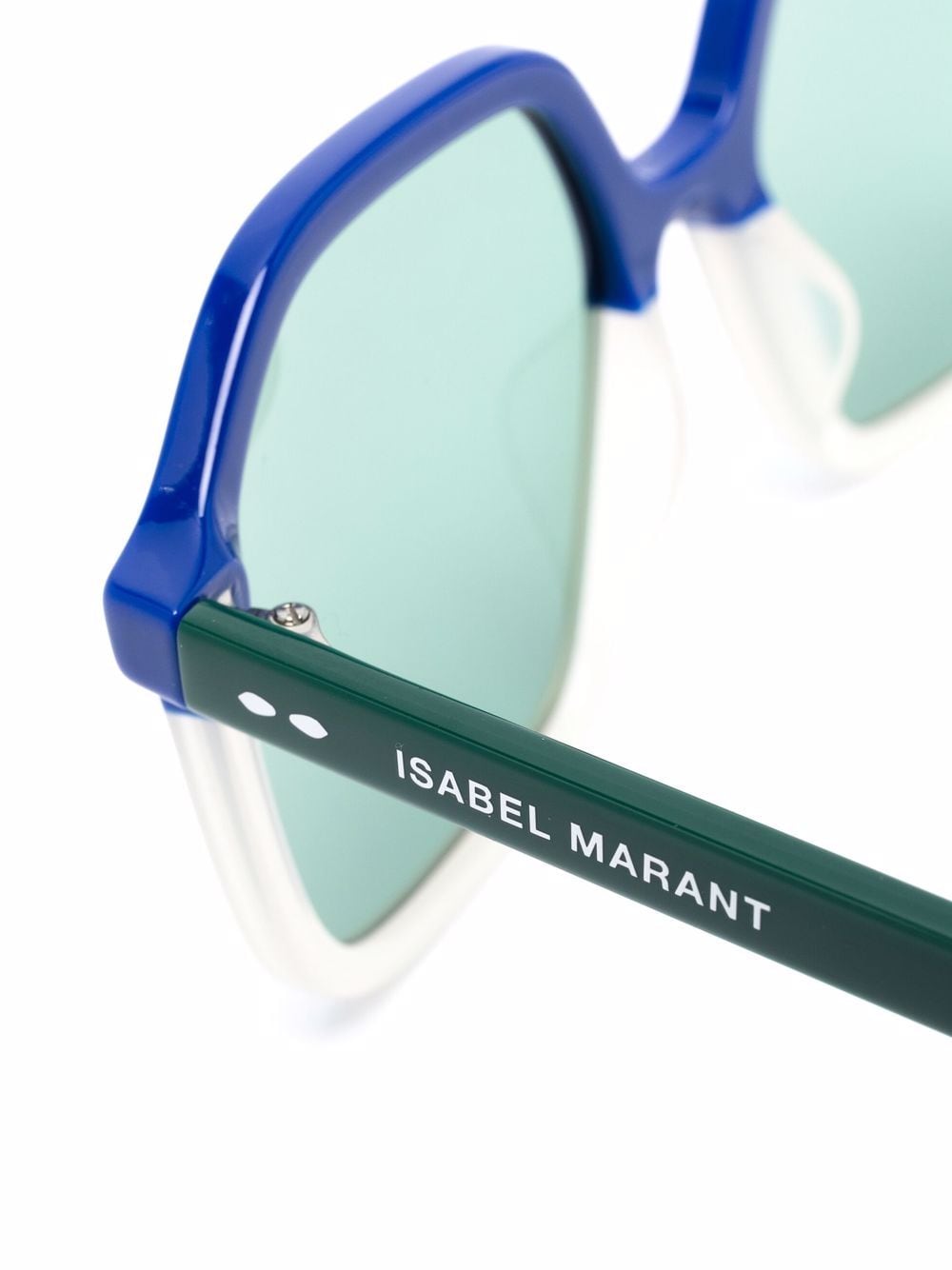 Shop Isabel Marant Eyewear Square Frame Sunglasses In Blue