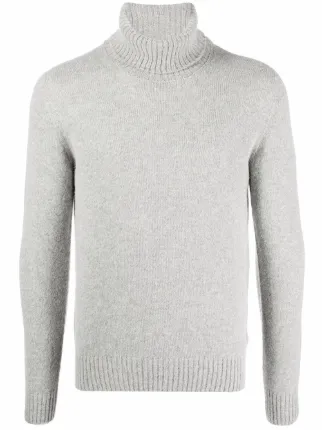 Shop Zanone roll-neck knitted jumper 