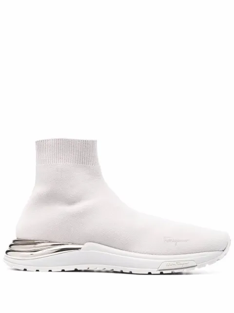 Ferragamo ankle sock sneakers