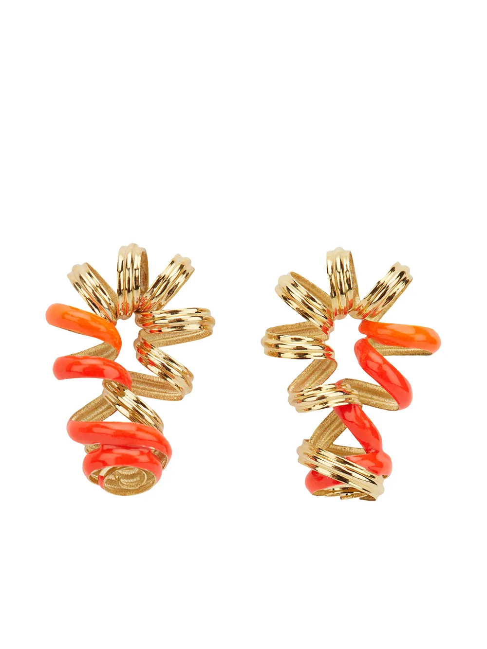 

SO-LE STUDIO aretes con diseño retorcido Doodle - Dorado