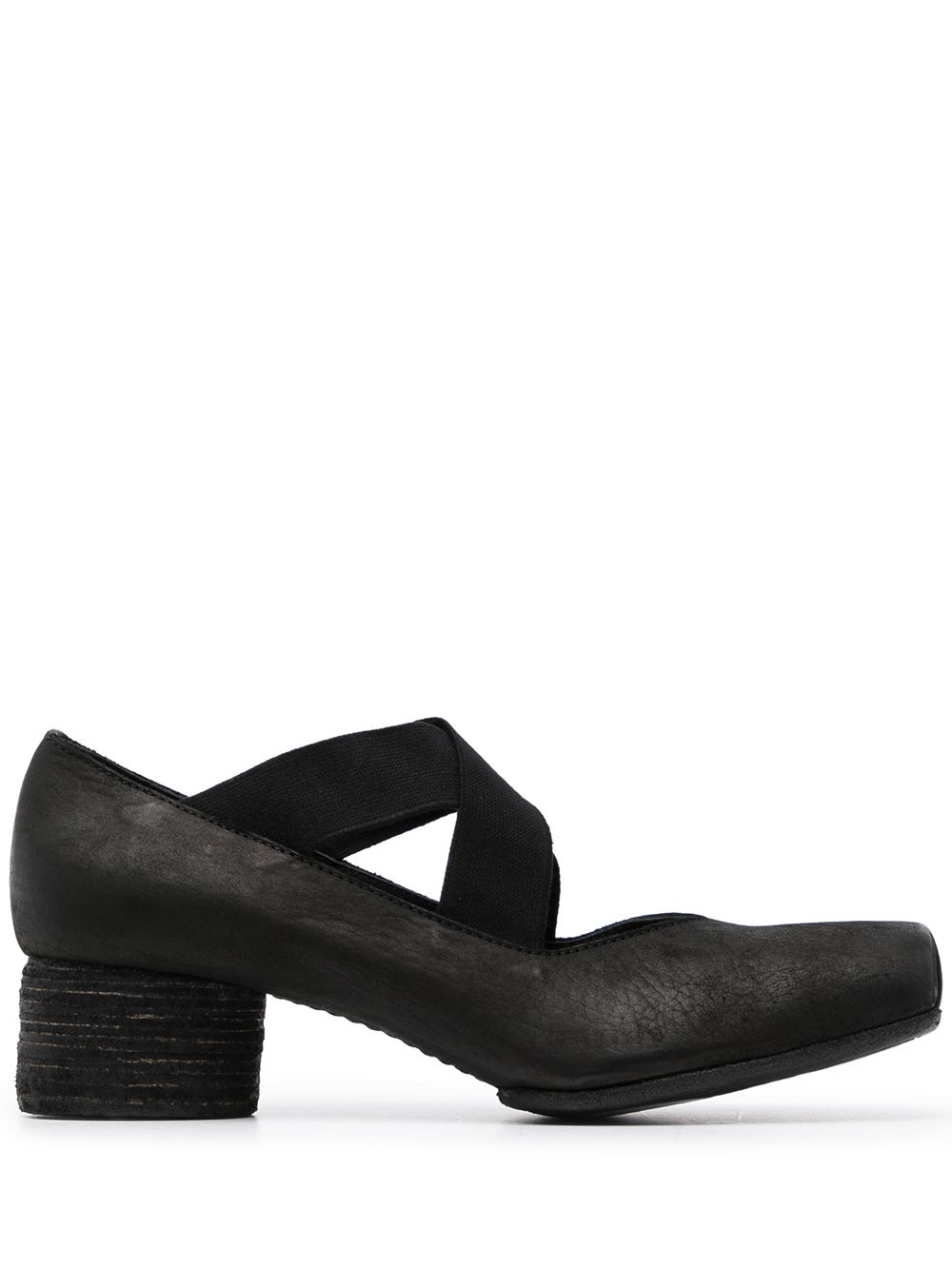 Uma Wang 25mm square-toe ballerina shoes – Black