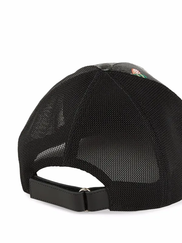 gucci bee print cap