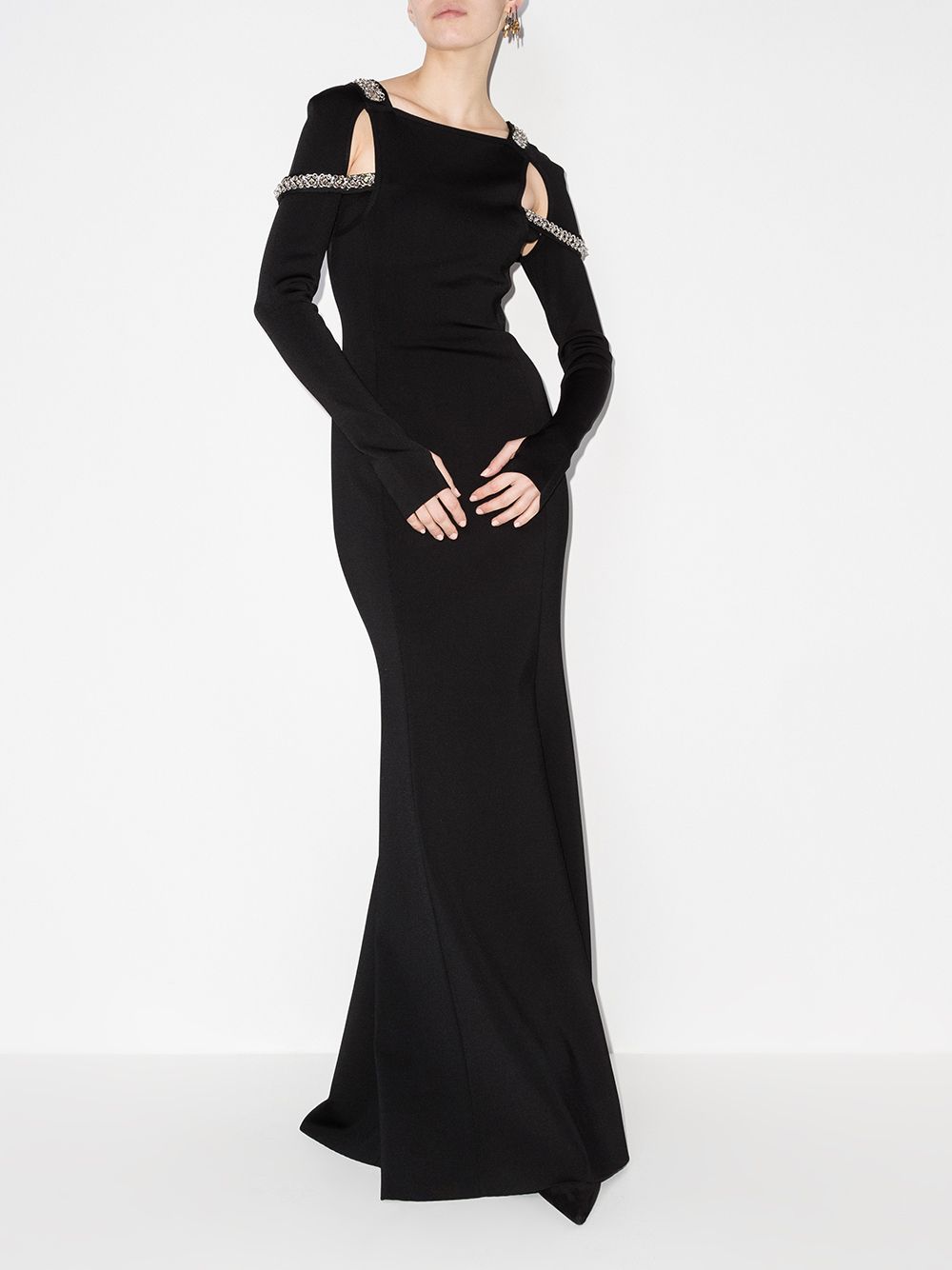 фото Givenchy вечернее платье с цепочкой