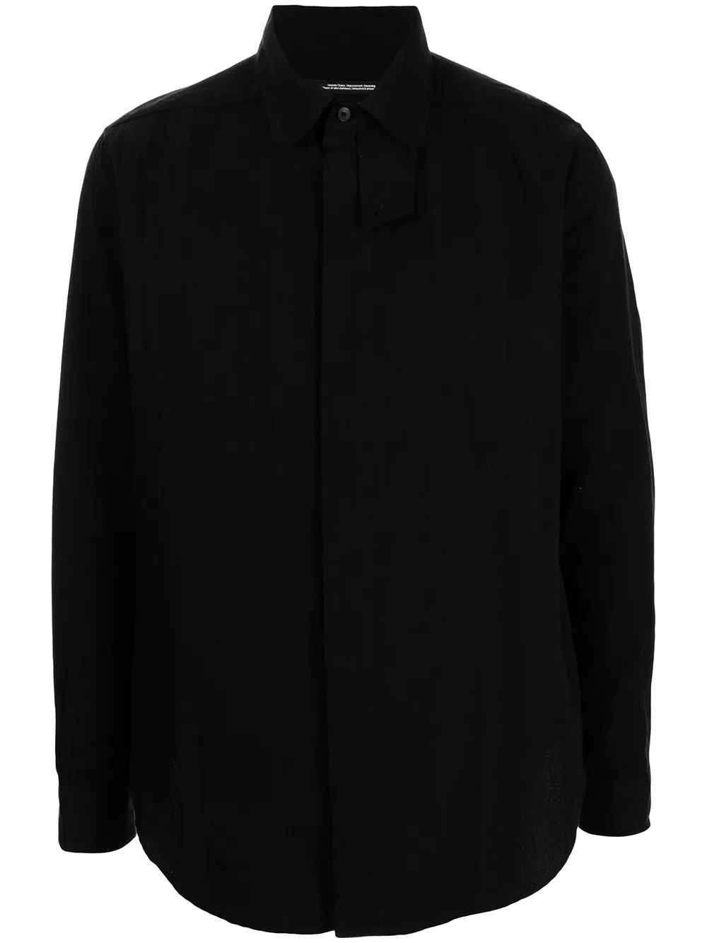 

Julius camisa con cierre oculto - Negro