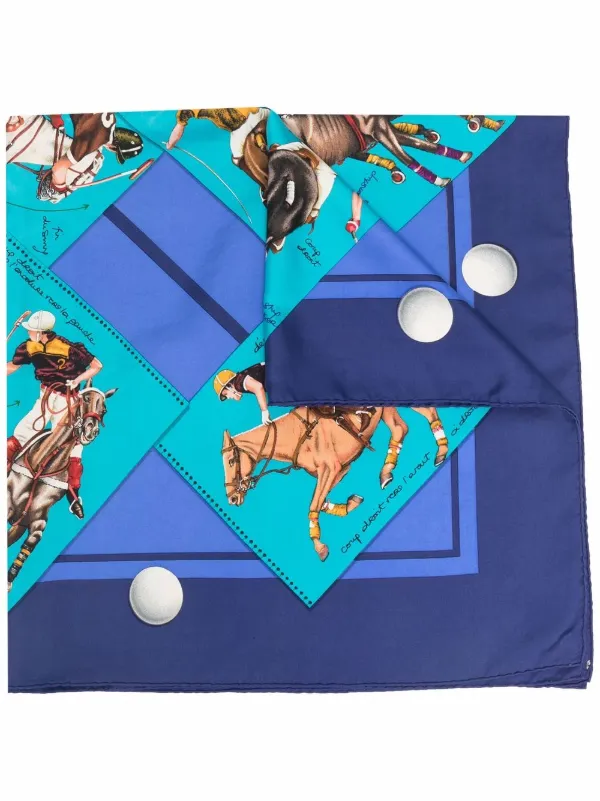 polo silk scarf