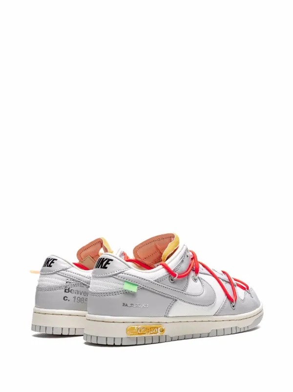 nike dunk low off white farfetch