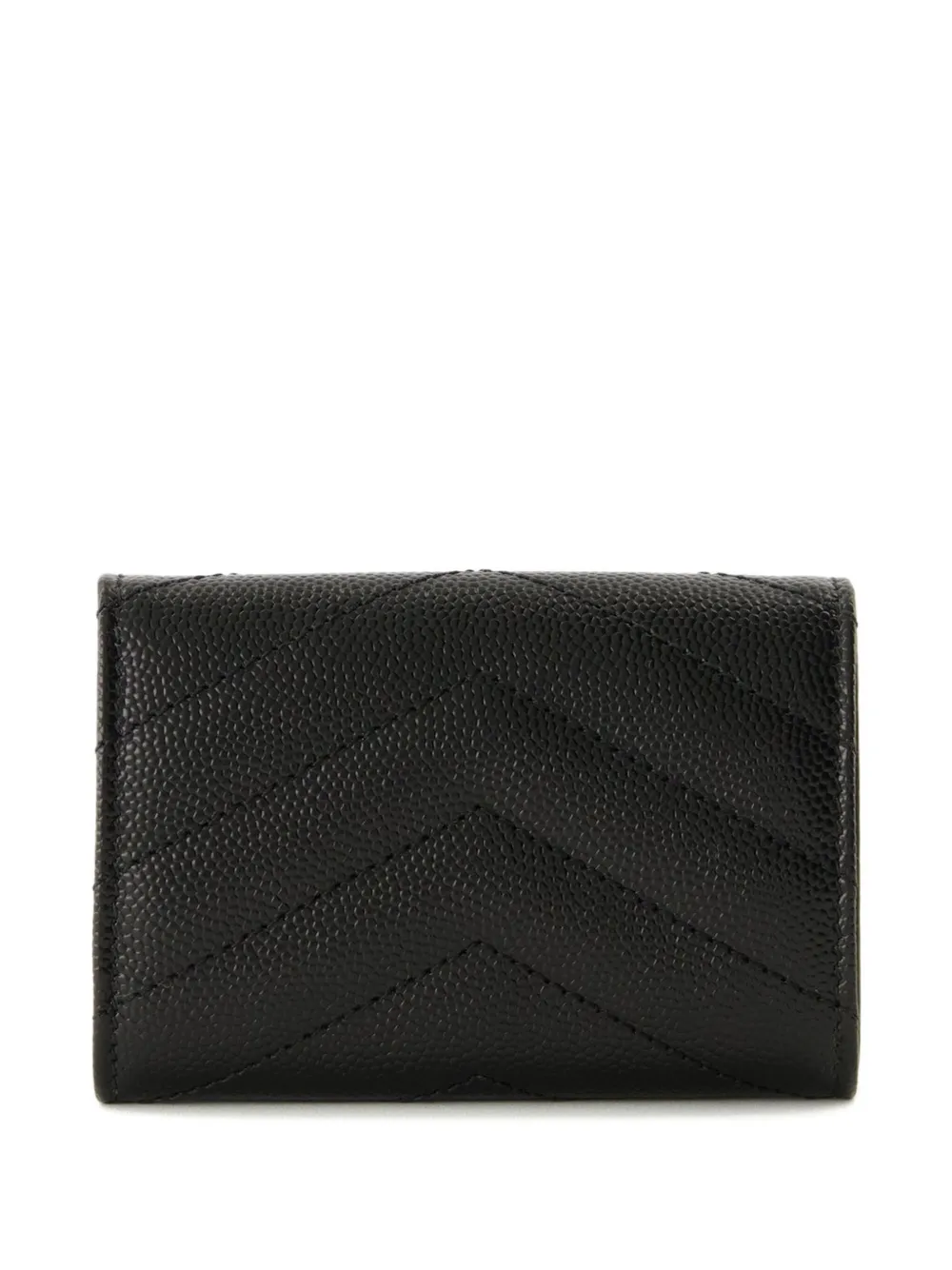 Saint Laurent Portemonnee met monogram - Zwart